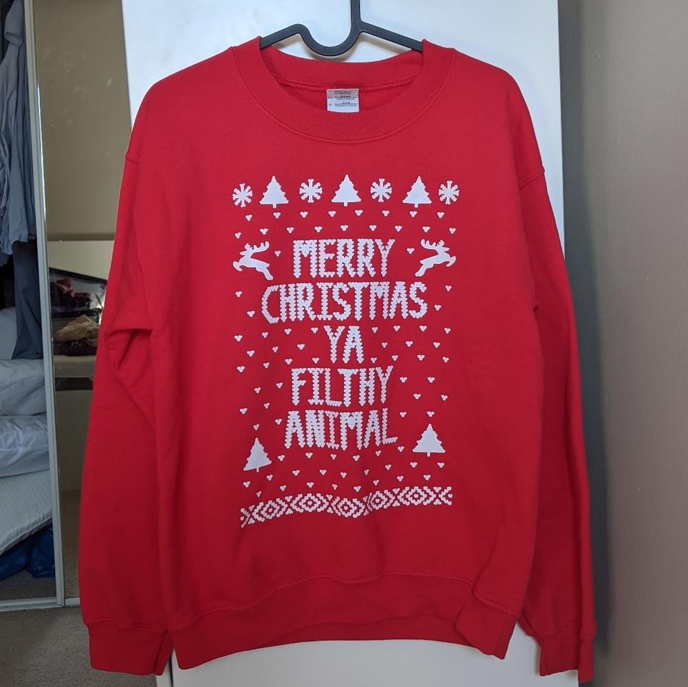 Christmas sweater home alone quote